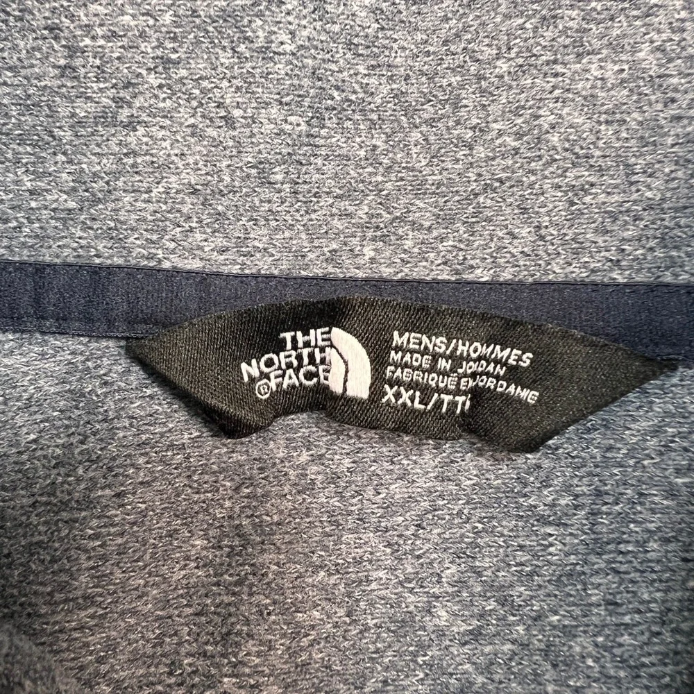 The North Face 1/4 Zip Pullover Men XXL Gray Fleece Acrisure Logo Corporate Golf